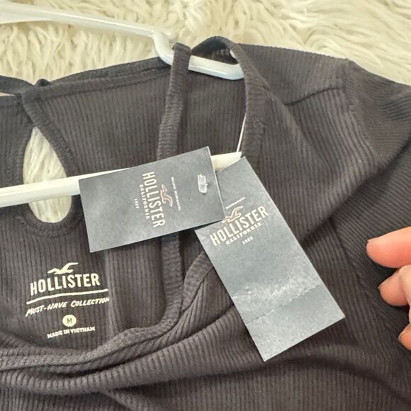 Hollister Black Long Sleeve Blouse .Size Medium NWT - Picture 6 of 7